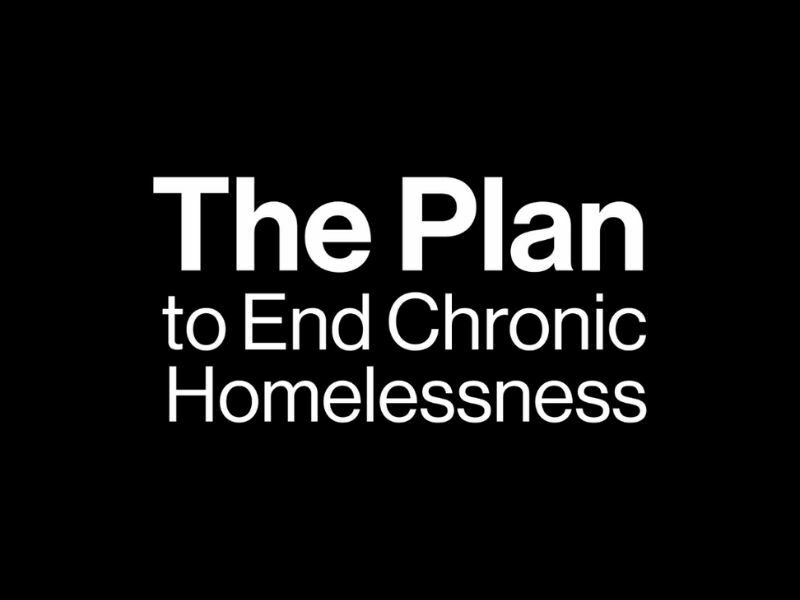 Plan to end chronic homelessness