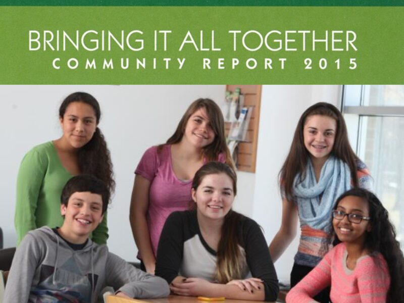 Community Report 2015 cover
