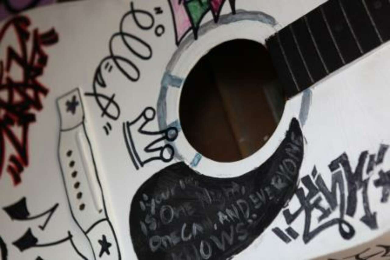 Guitar designed by Lutherwood Youth
