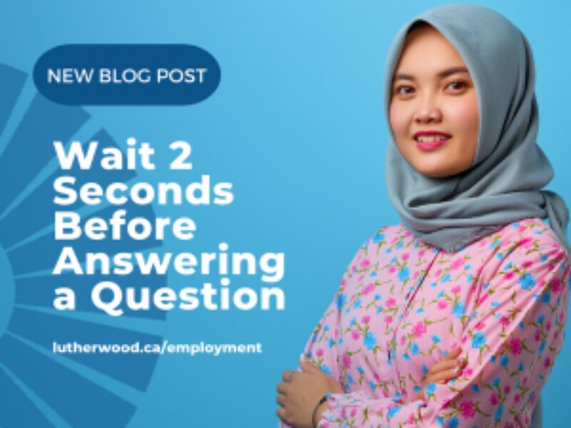 Wait 2 Seconds Before Answering a Question Blog Cover