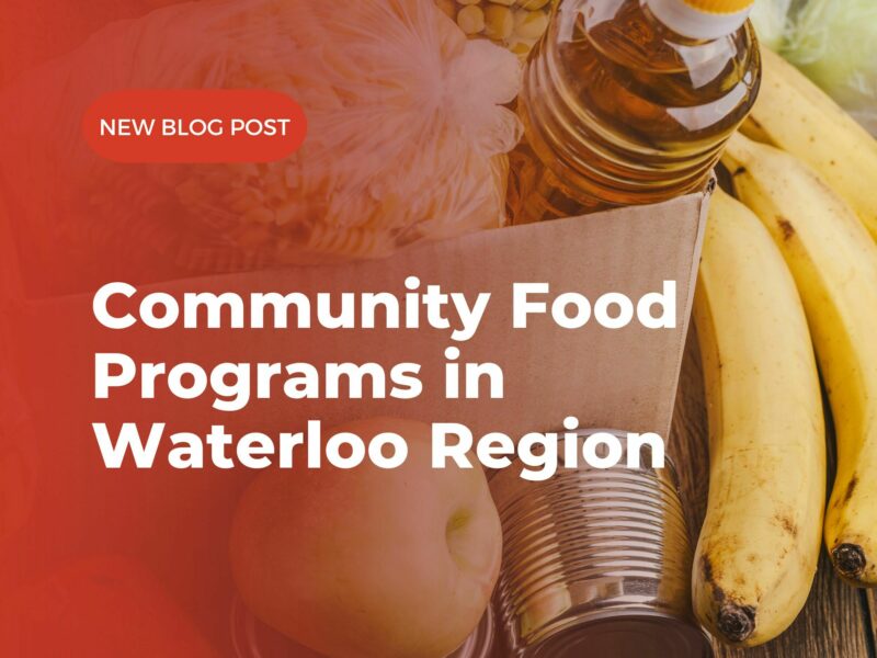 Community Food Programs in Waterloo Region 1