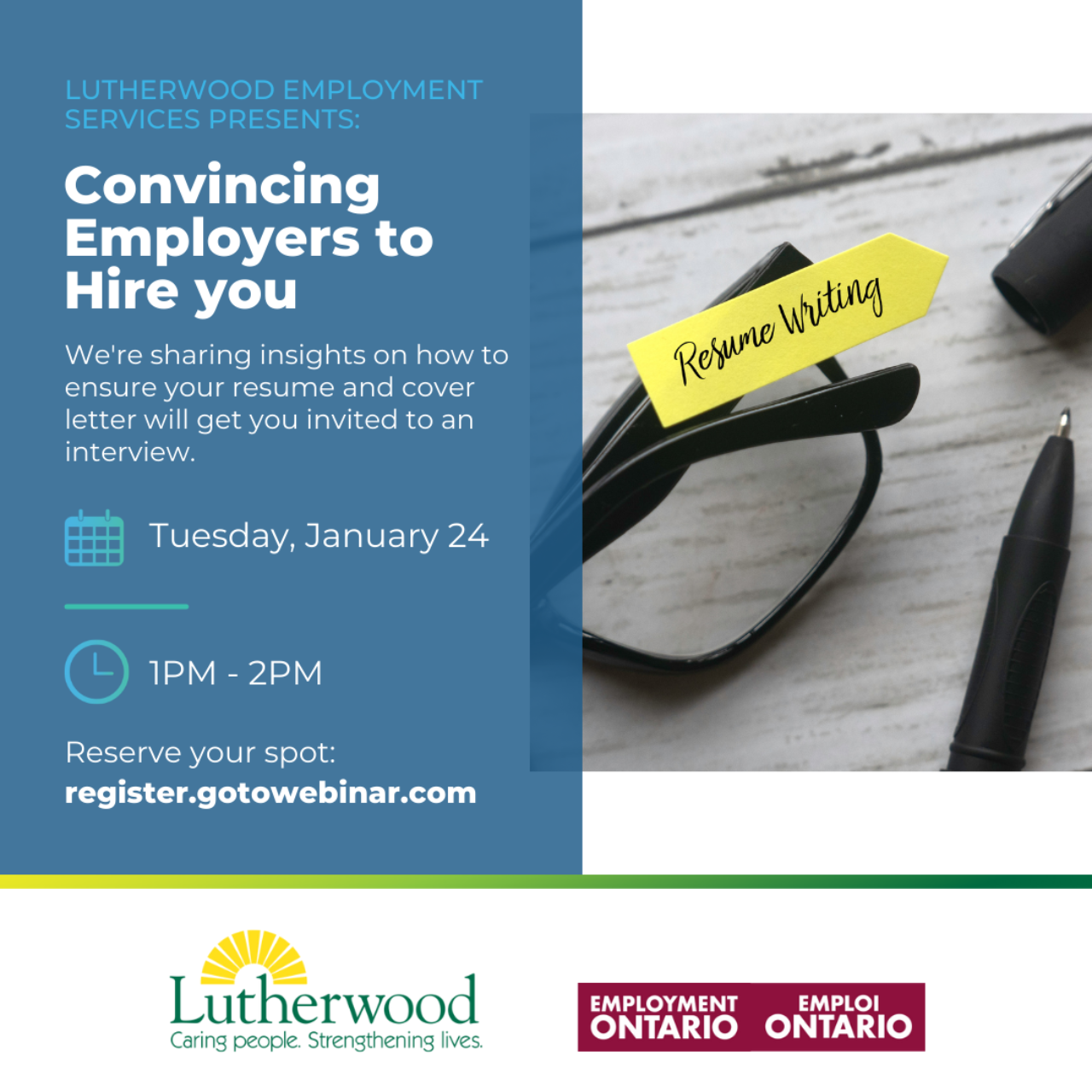 Jan 24 Convincing employers to hire