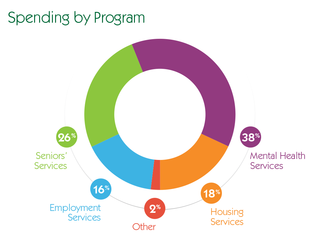 Spending By Program Pie Chart 2020