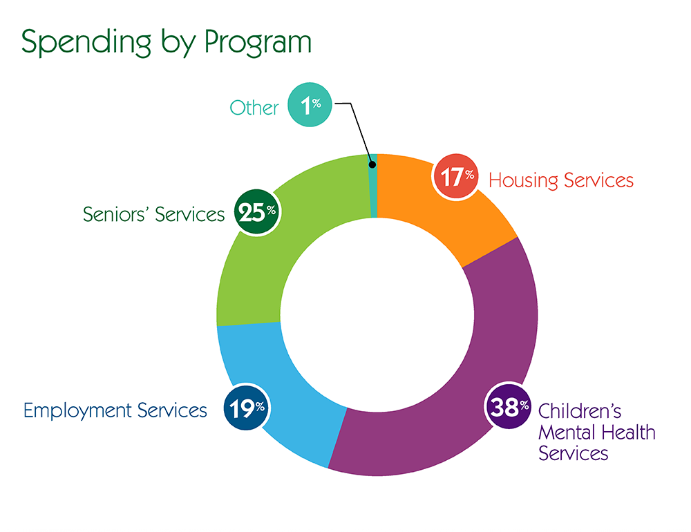 Spending By Program Pie Chart